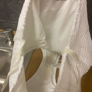 NWT aerie white one piece bathing suit